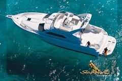 Create Listing: 46' SeaRay Fly Bridge (Grey/Orange) - 2005 - 1 to 15 Persons