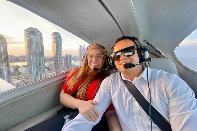 Miami Sunset Private Airplane Tour