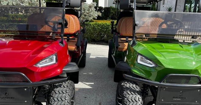 Electro EV 6 Golf Cart Rental - Hollywood Beach Hotel