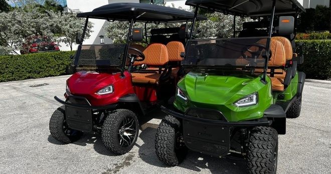 Electro EV 6 Golf Cart Rental - Hollywood Beach Hotel